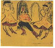 Ernst Ludwig Kirchner Hungarian dance Spain oil painting artist